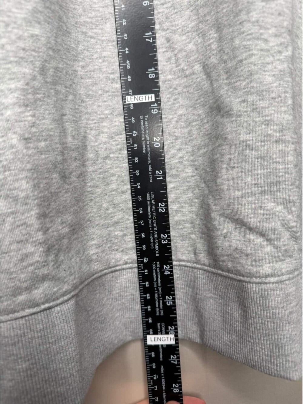 Belle by Kim Gravel Time to Relax Balloon Sleeve Sweatshirt Heather Gray, Small - Picture 6 of 7